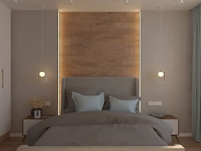 Фото № 3: Дизайн-проект трехкомнатной квартиры 80.5  м² Стиль Контемпорари для ЖК Московский