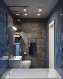 Фото № 6: Дизайн-проект квартиры-студии 26.5  м² Стиль хай-тек для ЖК Московский