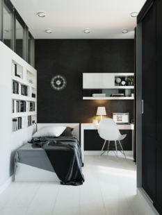 Фото № 1: Дизайн-проект трехкомнатной квартиры 96.98  м² Стиль Минимализм для ЖК Московский