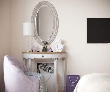 Фото № 4: Дизайн-проект трехкомнатной квартиры 57.8  м² Стиль Американская классика для ЖК Аннино Парк