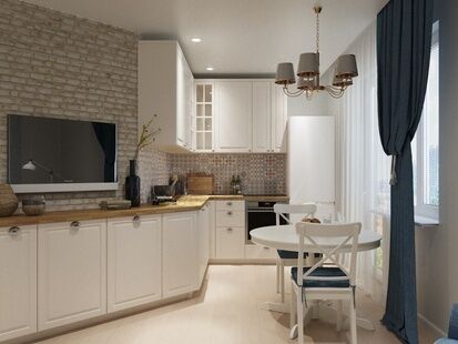 Фото № 1: Дизайн-проект трехкомнатной квартиры 71.9  м² Стиль Современная классика для ЖК Московский