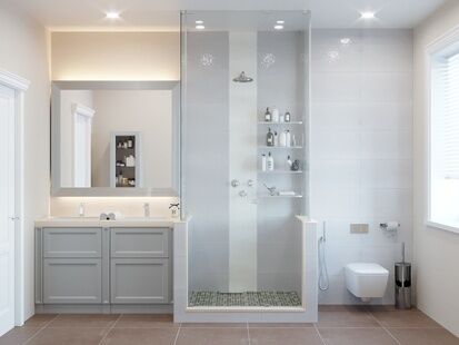 Фото № 2: Дизайн-проект однокомнатной квартиры 100.3  м² Стиль Американская классика для этажа дома