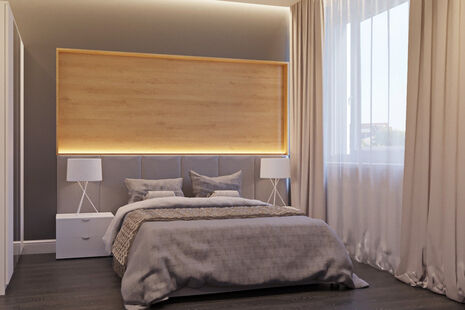 Фото № 1: Дизайн-проект двухкомнатной квартиры 70.54  м² Стиль Минимализм для ЖК Московский