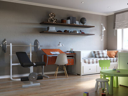 Фото № 4: Дизайн-проект четырехкомнатной квартиры 104.8  м² Стиль Контемпорари для ЖК Московский