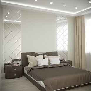 Фото № 1: Дизайн-проект однокомнатной квартиры 49.0  м² Стиль Современная классика для ЖК Московский