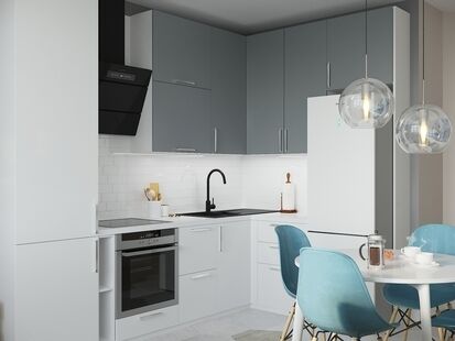 Фото № 6: Дизайн-проект однокомнатной квартиры 49.0  м² Стиль Современная классика для ЖК Московский