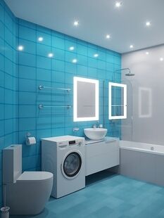 Фото № 2: Дизайн-проект однокомнатной квартиры 49.0  м² Стиль Современная классика для ЖК Московский