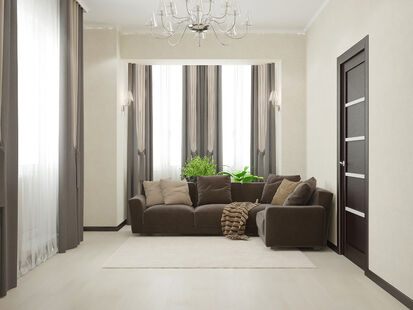 Фото № 2: Дизайн-проект двухкомнатной квартиры 60.0  м² Стиль Современная классика для ЖК Московский