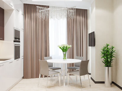 Фото № 6: Дизайн-проект двухкомнатной квартиры 60.0  м² Стиль Современная классика для ЖК Московский