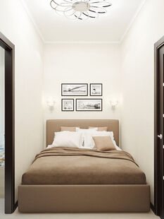 Фото № 4: Дизайн-проект двухкомнатной квартиры 60.0  м² Стиль Современная классика для ЖК Московский