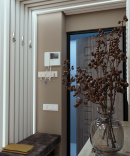 Фото № 4: Дизайн-проект прихожей 12.0  м² Стиль Классика для ЖК Московский