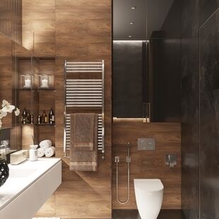 Фото № 2: Дизайн-проект трехкомнатной квартиры 96.78  м² Стиль Модернизм для ЖК Московский