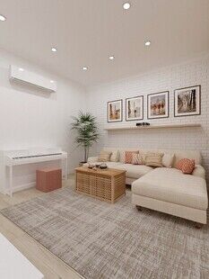 Фото № 1: Дизайн-проект трехкомнатной квартиры 79.92  м² Стиль Контемпорари для ЖК Московский