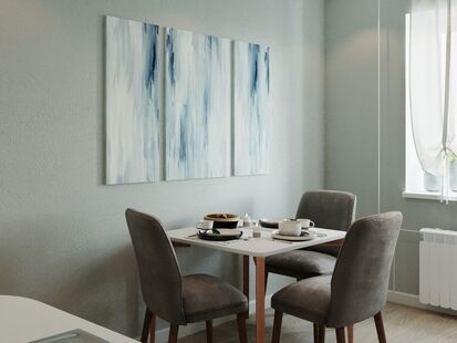 Фото № 3: Дизайн-проект кухни 11.21  м² Стиль Контемпорари для ЖК Московский