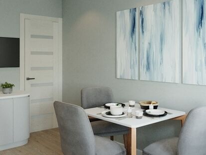 Фото № 5: Дизайн-проект кухни 11.21  м² Стиль Контемпорари для ЖК Московский