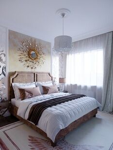 Фото № 3: Дизайн-проект четырехкомнатной квартиры 95.9  м² Стиль Современная классика для ЖК Московский