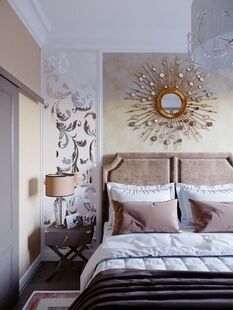 Фото № 4: Дизайн-проект четырехкомнатной квартиры 95.9  м² Стиль Современная классика для ЖК Московский