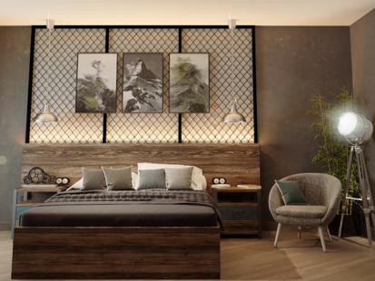 Фото № 3: Дизайн-проект пятикомнатной квартиры 185.93  м² Стиль Эклектика для ЖК Московский