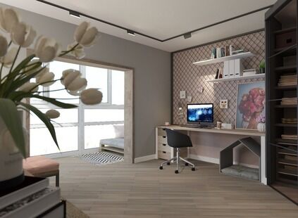 Фото № 2: Дизайн-проект пятикомнатной квартиры 185.93  м² Стиль Эклектика для ЖК Московский