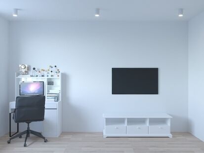 Фото № 5: Дизайн-проект двухкомнатной квартиры 54.4  м² Стиль Минимализм для ЖК Московский