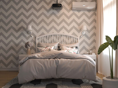 Фото № 3: Дизайн-проект трехкомнатной квартиры 76.15  м² Стиль Американская классика для ЖК Московский