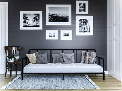 Фото № 5: Дизайн-проект трехкомнатной квартиры 76.15  м² Стиль Американская классика для ЖК Московский