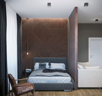 Фото № 5: Дизайн-проект пятикомнатной квартиры 177.28  м² Стиль Эклектика для одноэтажного дома