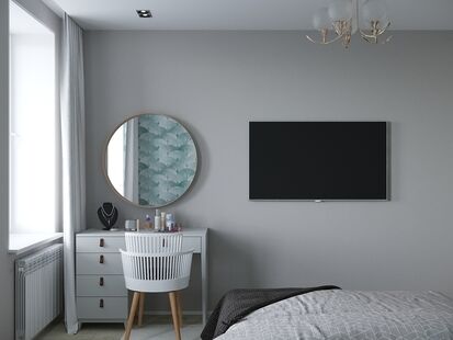 Фото № 6: Дизайн-проект четырехкомнатной квартиры 104.16  м² Стиль Современный для ЖК Московский