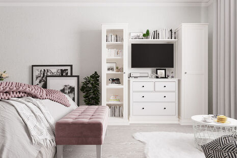 Фото № 5: Дизайн-проект однокомнатной квартиры 36.33  м² Стиль Контемпорари для ЖК Московский