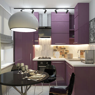 Фото № 1: Дизайн-проект трехкомнатной квартиры 50.9  м² Стиль Американская классика для ЖК Московский