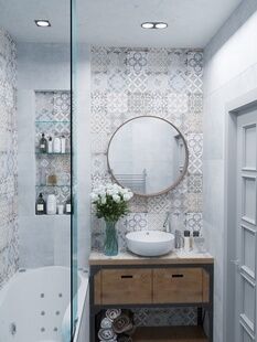 Фото № 2: Дизайн-проект трехкомнатной квартиры 68.3  м² Стиль Лофт для ЖК Перовский