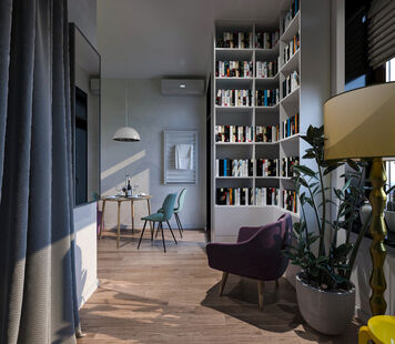 Фото № 5: Дизайн-проект квартиры-студии 31.0  м² Стиль Этнический для ЖК Московский