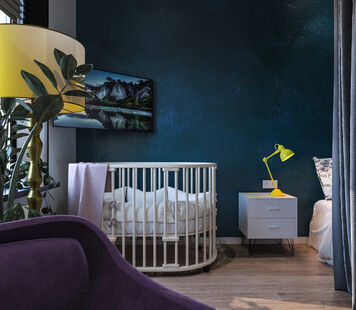 Фото № 4: Дизайн-проект квартиры-студии 31.0  м² Стиль Этнический для ЖК Московский