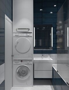 Фото № 3: Дизайн-проект квартиры-студии 31.0  м² Стиль Этнический для ЖК Московский