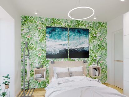 Фото № 2: Дизайн-проект евро трехкомнатной квартиры 71.56  м² Скандинавский стиль для ЖК Стрижи Сити