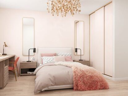 Фото № 4: Дизайн-проект однокомнатной квартиры 83.46  м² Современный стиль для ЖК MatrЁshka city