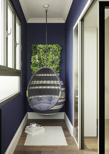 Фото № 3: Дизайн-проект евро двухкомнатной квартиры 44.35  м² стиль Современная классика для ЖК Этто