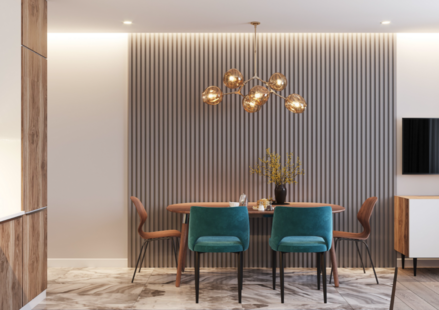 Фото № 4: Дизайн-проект подъезда 100.0  м² Современный стиль для ЖК Баташевский сад