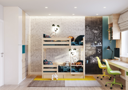 Фото № 5: Дизайн-проект подъезда 100.0  м² Современный стиль для ЖК Баташевский сад