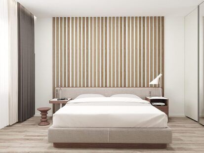 Фото № 3: Дизайн-проект четырехкомнатной квартиры 136.2  м² Современный стиль для ЖК Этто