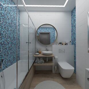 Фото № 5: Дизайн-проект евро двухкомнатной квартиры 56.8  м² Скандинавский стиль для ЖК Стрижи Сити