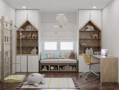 Фото № 1: Дизайн-проект двухкомнатной квартиры 58.12  м² стиль Современный для ЖК 11-й микрорайон