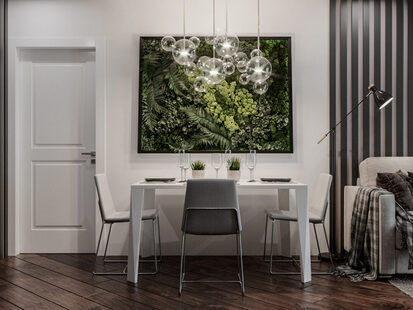 Фото № 2: Дизайн-проект двухкомнатной квартиры 58.12  м² стиль Современный для ЖК 11-й микрорайон