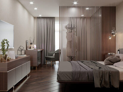 Фото № 6: Дизайн-проект двухкомнатной квартиры 58.12  м² стиль Современный для ЖК 11-й микрорайон