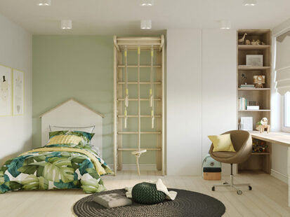 Фото № 2: Дизайн-проект двухкомнатной квартиры 66.25  м² Скандинавский стиль для ЖК Рождественский