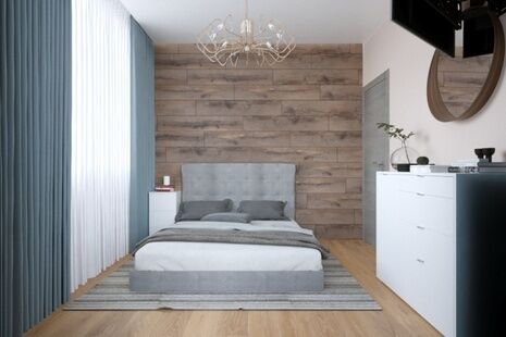 Фото № 1: Дизайн-проект трехкомнатной квартиры 55.17  м² Стиль Современный для ЖК Московский