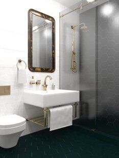 Фото № 2: Дизайн-проект двухкомнатной квартиры 65.06  м² стиль Современная классика для ЖК Стрижи Сити