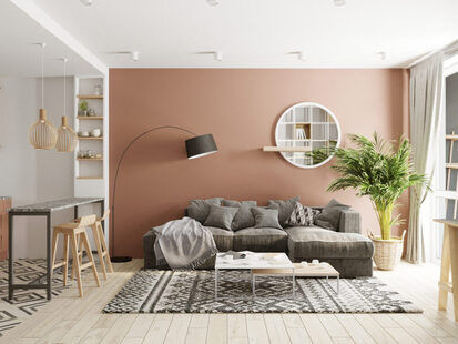 Фото № 1: Дизайн-проект квартиры-студии 33.25  м² Скандинавский стиль для ЖК Этто