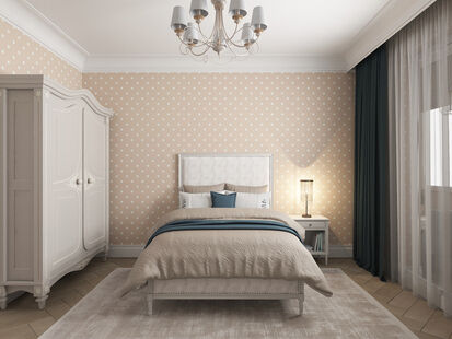 Фото № 1: Дизайн-проект трехкомнатной квартиры 122.5  м² Стиль Современная классика для ЖК Московский