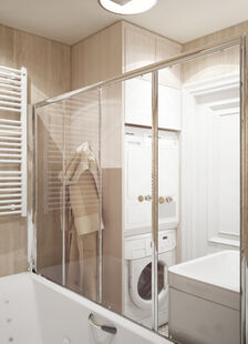 Фото № 2: Дизайн-проект трехкомнатной квартиры 67.13  м² Скандинавский стиль для ЖК Московский